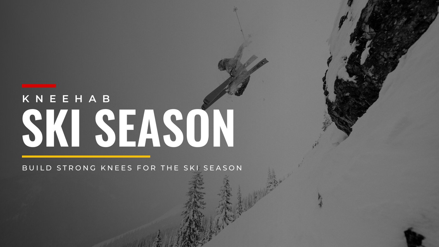 Kneehab Ski Season program cover: build strong knees for the ski season