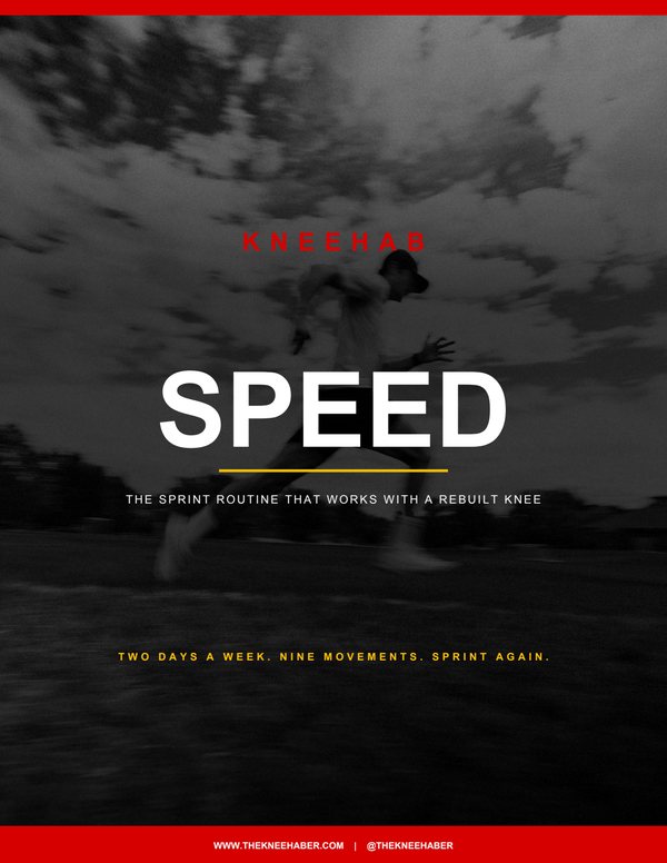Kneehab Speed free guide cover: the sprint routine that works with a rebuilt knee